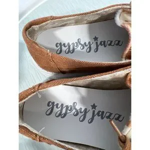 Gypsy Jazz Mooma Slip On Cow Print Loafer Faux Calf Hair Brown White Womens  10